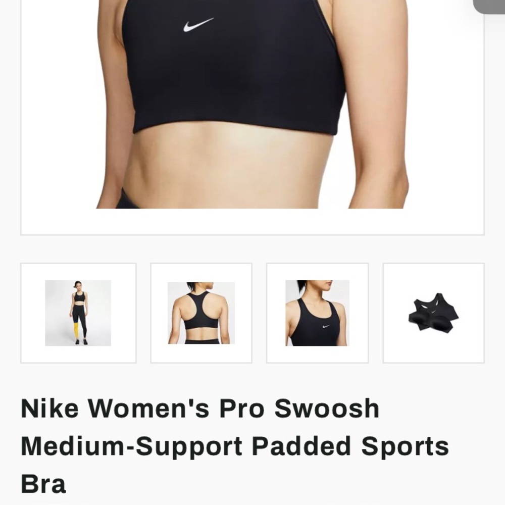 nike sports bra